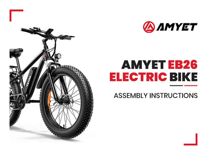 EB26 Electric Bike - 1000W Fat Tire E-Bike for Adults, 48V 15AH, 26" Mountain Bike, Dual Shock, 31mph