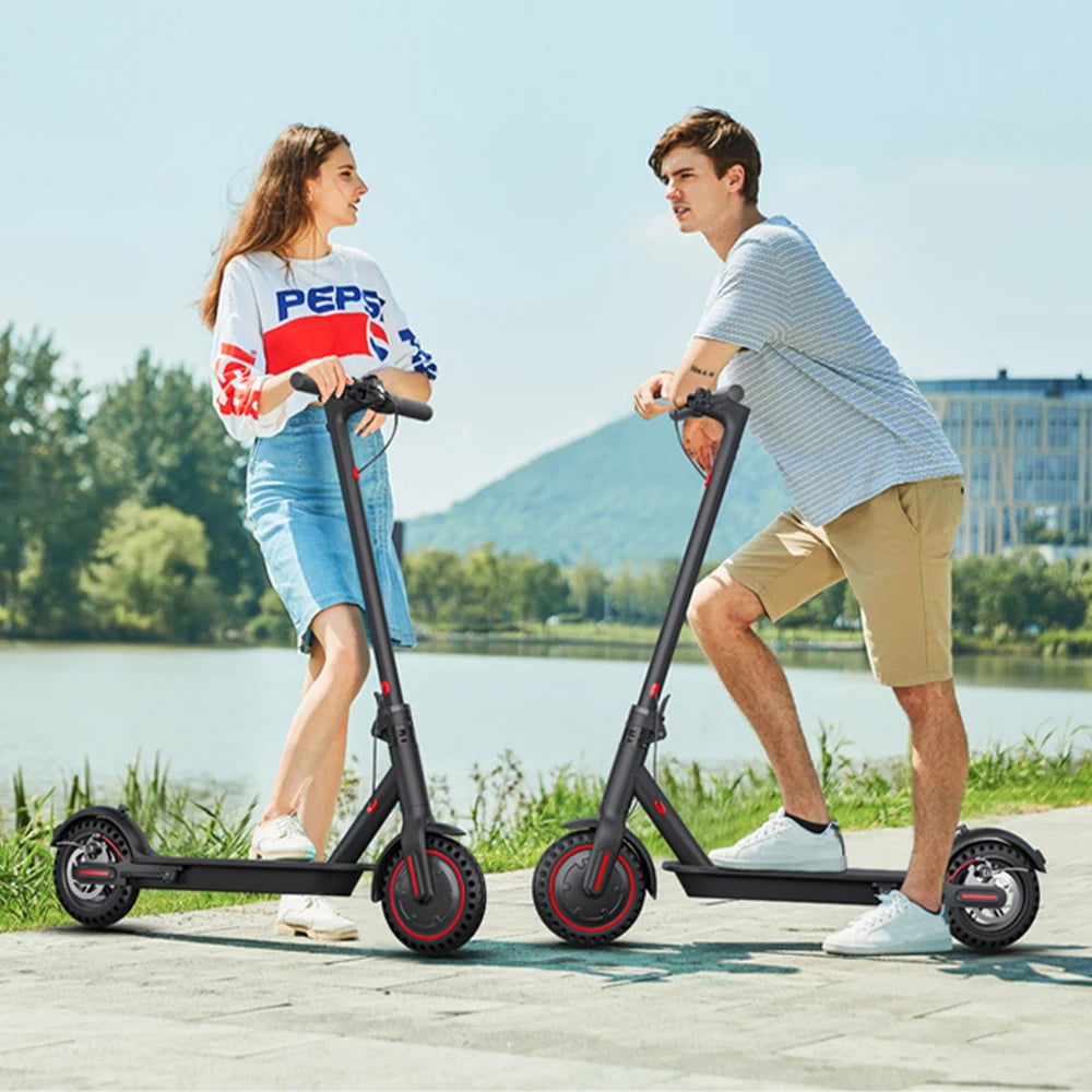 350W Foldable Electric Scooter, Explosion-proof Tires, Dual Brake System
