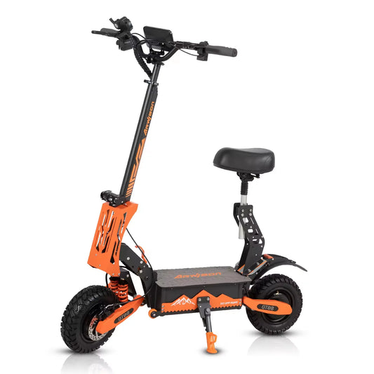 Dual Motor Electric Scooter – 60V 27Ah, 50 MPH Top Speed, 11-Inch Off-Road Tires