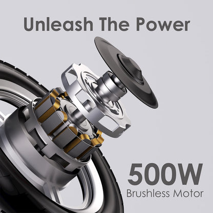 14" Electric Commuter Bike for Adults – 500W Motor, 48V Battery, Carbon Steel Frame, Shock Absorption, Basket Included