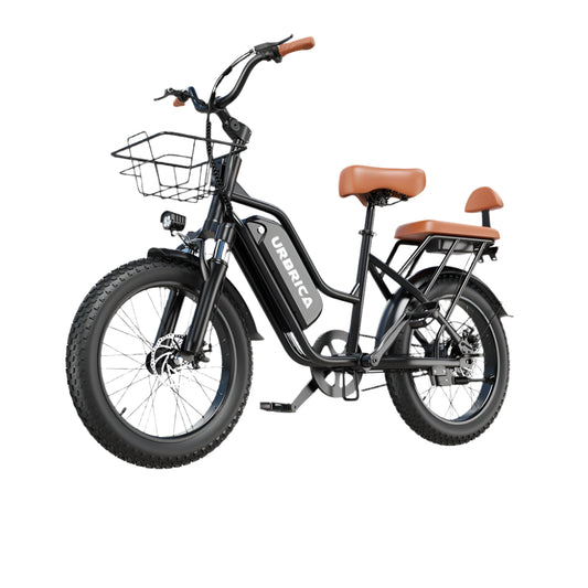 20" Electric Bike for Adults - 1500W Peak Motor, 48V 20AH Removable Battery, 32MPH Speed, Up to 50 Miles Range, Mountain E-Bike