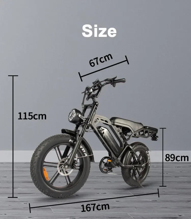 V20PRO Electric Bike – Off-Road Mountain E-Bike